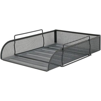 GRAPHITE WIREMESH LETTER TRAY