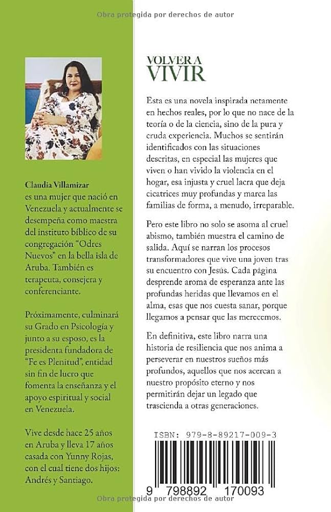 VOLVER A VIVIR - CLAUDIA VILLAMIZAR