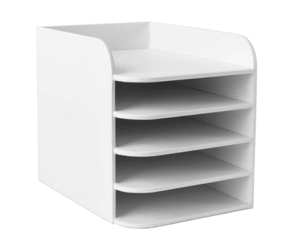 WHITE F LEATHER D 5TIER SORTER