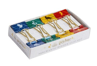 HARRY POTTER HOGWARTS BINDER CLIPS SET/8