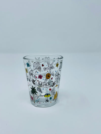 SHOT GLASS CAMPER DOODLE