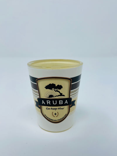 SHOT GLASS RETRO BADGE CREAM