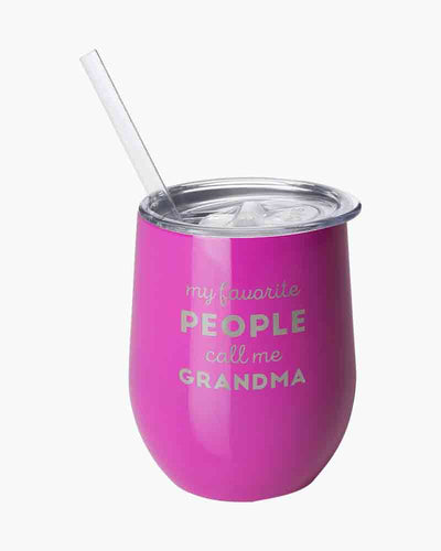 Swig 12oz Stemless Wine Cup My Favorite People Call Me Grandma Berry