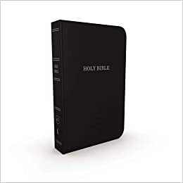 BIBLE KJV Gift and Award Bible, Imitation Leather, Black, Red Letter Edition