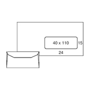 ENVELOP SPEEDMAIL 114X162 WIT VENSTER RECHTS