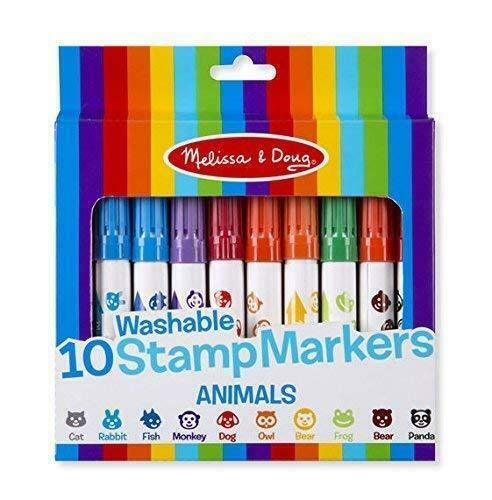 10 Animal Stamp Markers