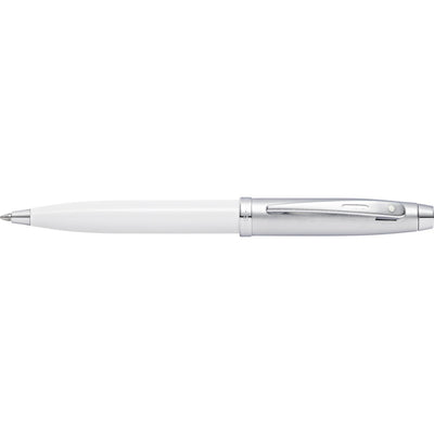 Sheaffer 100 White Lacquer Ballpoint Pen