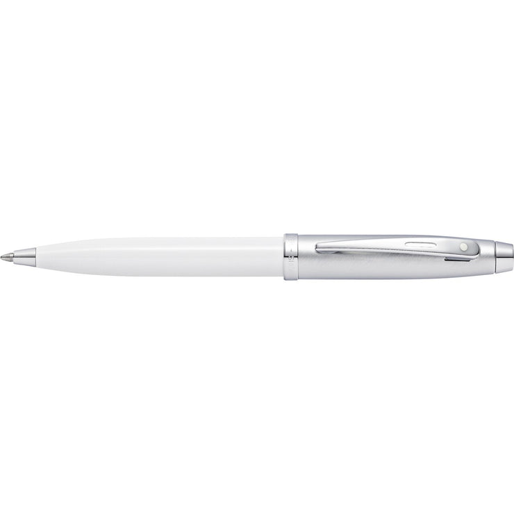 Sheaffer 100 White Lacquer Ballpoint Pen