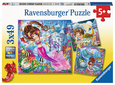 Ravensburger Puzzle 3x49 Mermaid Asst