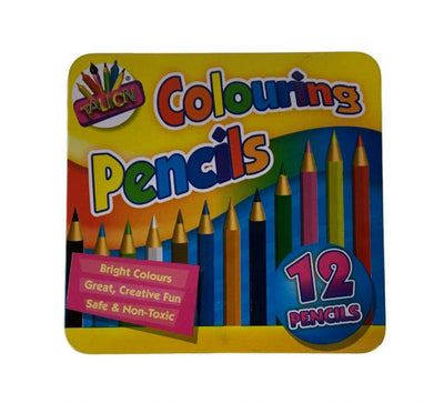 12 HALF SIZE COLOURING PENCILS