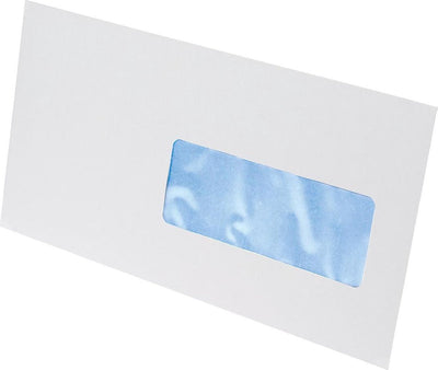 ENVELOP 114X229MM WIT 80G VENSTER RECHTS Box 500ST