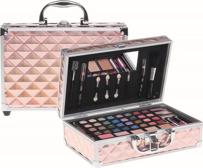 CASUELLE MAKE-UP KOFFER ROZE HOLOGRAFISCH