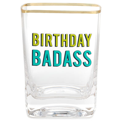 DRINKING GLASS- BADASS