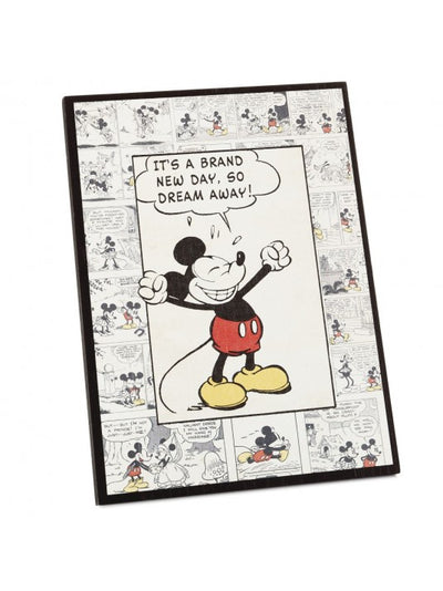 PLAQUE MICKEY MOUSE LARGE COMIC