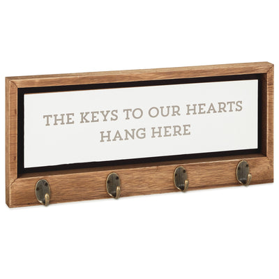 SIGN WITH HOOKS HEARTS