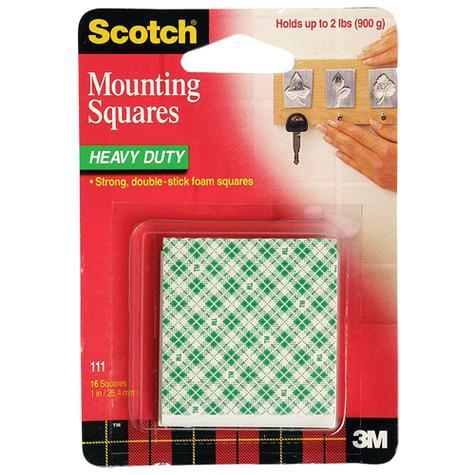 3M-scotch 111 mounting squares 1"X1"