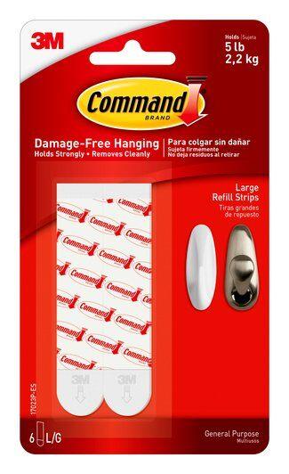 3M-scotch 17023P-ES command large refill strip