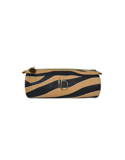 LITTLE DIVA ETUI ROUND BROWN