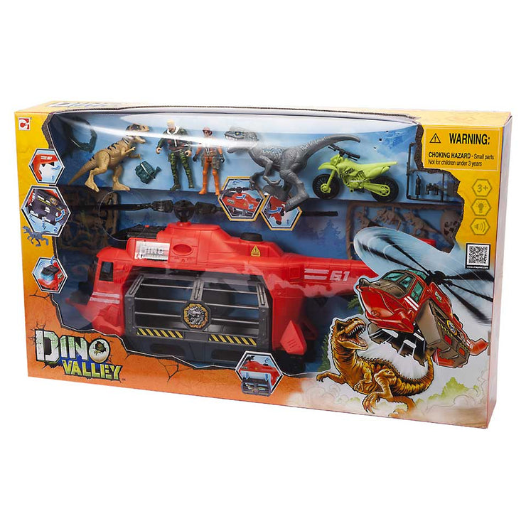 Dino Valley Helicopter Set