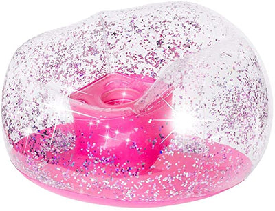 INFLATABLE CHAIR CONFETTI PINK