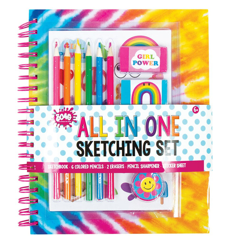 ALL IN ONE SKETCHING SET TIE DYE