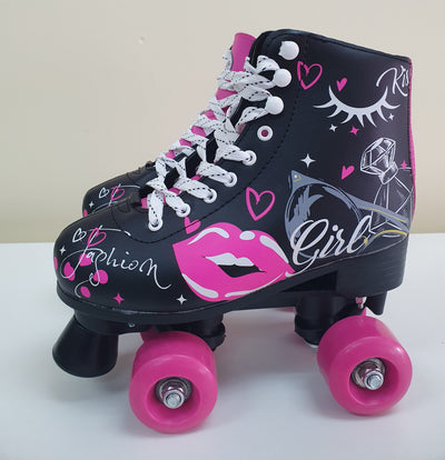 ARTISTIC LIPS SKATES BLACK