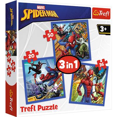 SPIDERMAN PUZZLE 3 IN 1