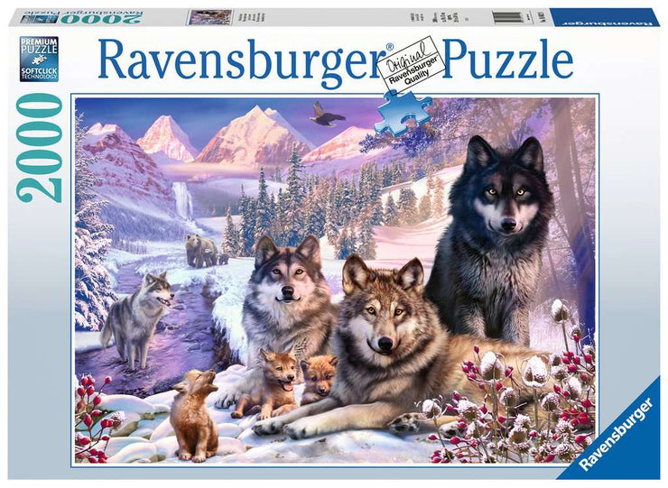 WOLVEN IN DE SNEEUW PUZZLE 2000 STUKS