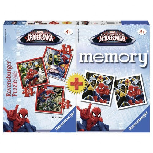 SPIDERMAN SPEL MEMORY & PUZZEL