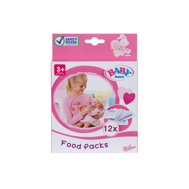 BABY BORN FOOD 12 SACHETS