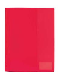 Herma translucent flat file A4 red