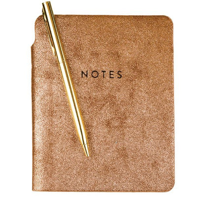 ROSE GOLD POCKET WITH JOURNAL & PEN