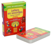 SPEEL- EN LEERKAARTEN: LETTERS EN WOORDJES LEREN LEZEN -50 kaarten voor beginnende lezers