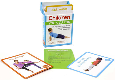 YOGA FOR CHILDREN CARDS :Yoga Cards: 50+ Yoga Poses and Mindfulness Activities for Healthier, More Resilient Kids (Boxed Set) ( Yoga for Children )