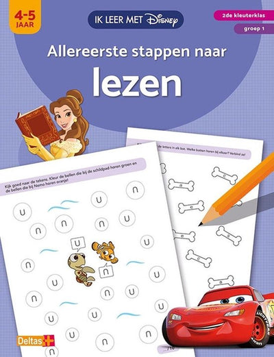 IK LEER MET DISNEY ALLEREERSTE STAPPEN NAAR LEZEN :2de kleuterklas - 4-5 jaar - groep 1