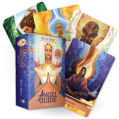ANGEL GUIDE ORACLE CARDS : A 44-Card Deck and Guidebook - KYLE GRAY