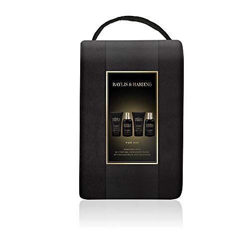 B&H MENS BLACK PEPPER & GINGSENG WASHBAG