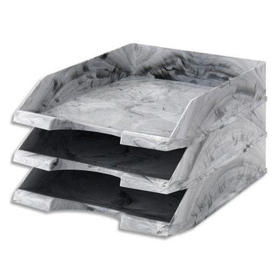 Jalema lettertray marble light grey