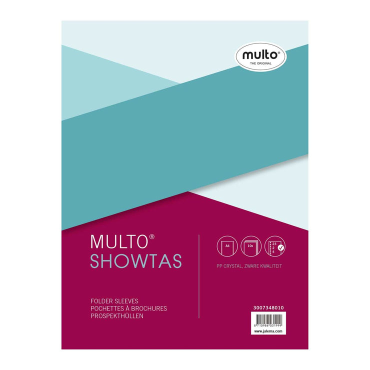 Jalema Multo Show Pockets 10 stuks , A4, 2-4-23 rings