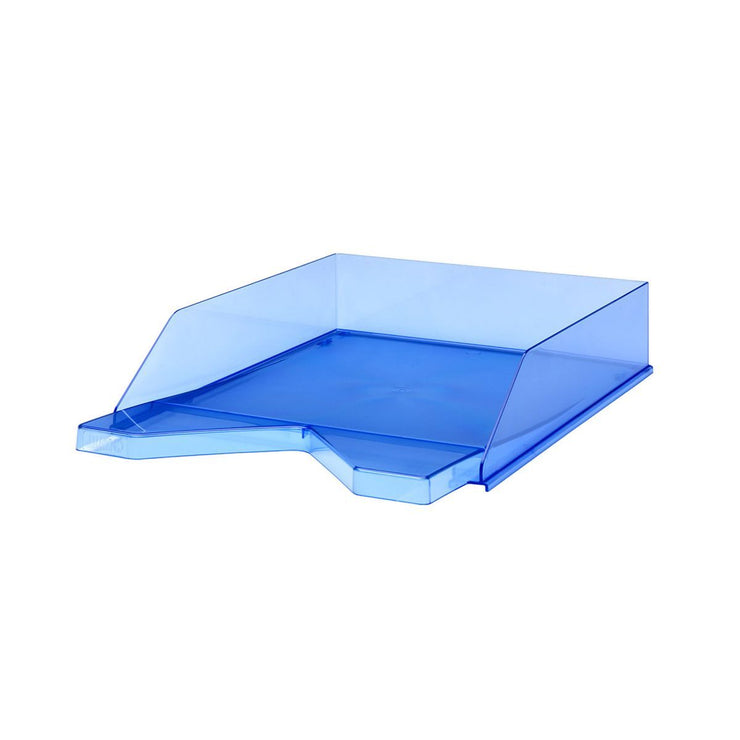 Jalema silky touch letter tray blue
