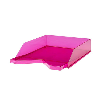 Jalema silky touch letter tray pink