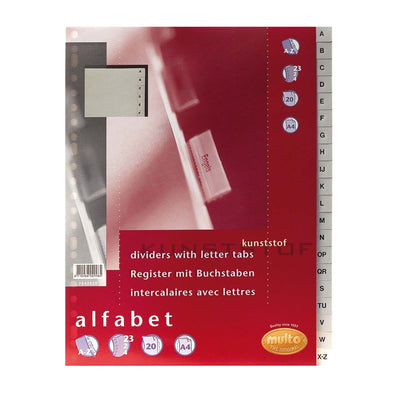 Jalema kunststof tabbladen a-z 23R