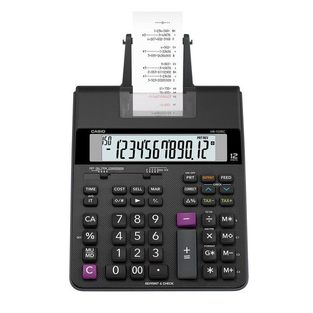 CASIO PRINTER CALCULATOR SHR-150RC