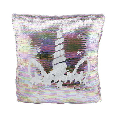 Reversible Sequin Unicorn Pillow