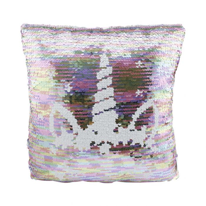 Reversible Sequin Unicorn Pillow