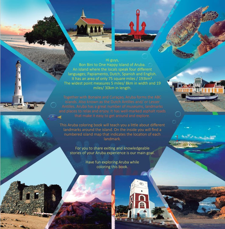 COLORING BK ARUBA LANDMARKS
