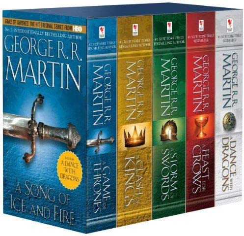 BOX SET GAME OF THRONES 5 BOOKS -