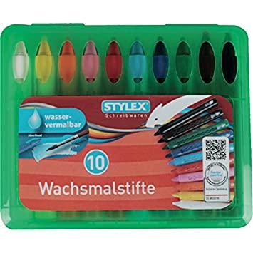 Stylex Wax Crayons-10 Piece