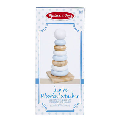 WOODEDN JUMBO STACKER NATURAL
