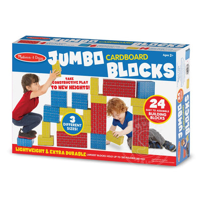 JUMBO CARDBOARD BLOCKS 24PCS
